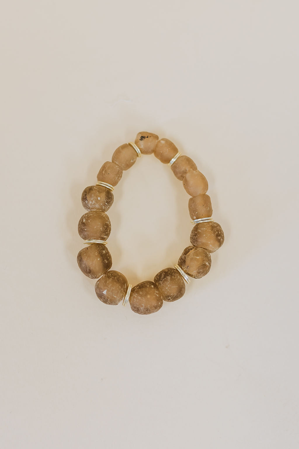 Smoky Seaglass Bracelet