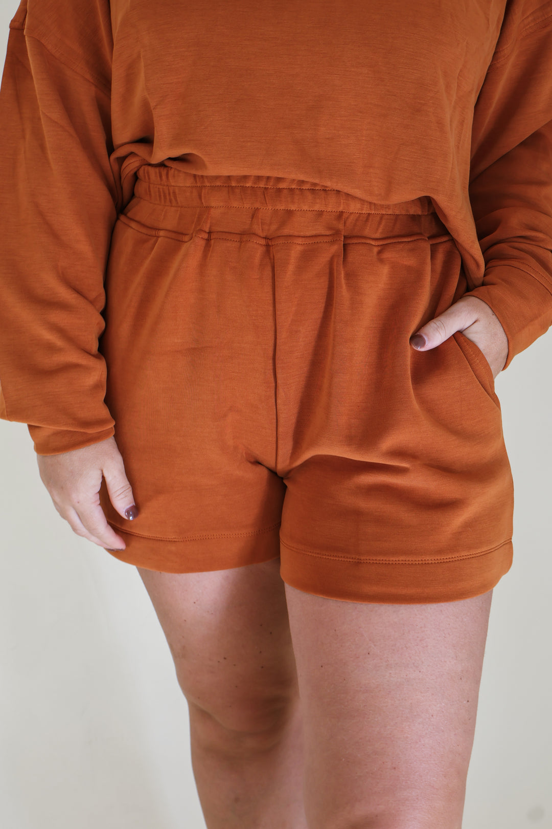 Laguna Lounge Shorts - Burnt Amber