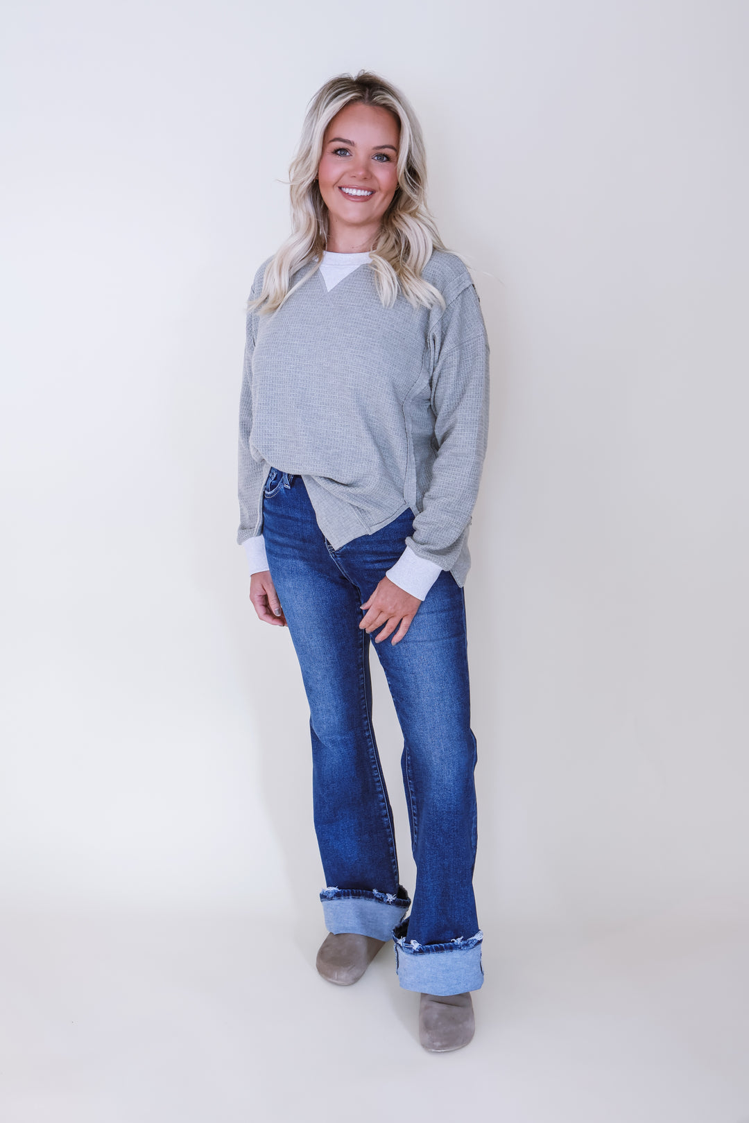 Kimberly Kick Flare High Rise Jeans