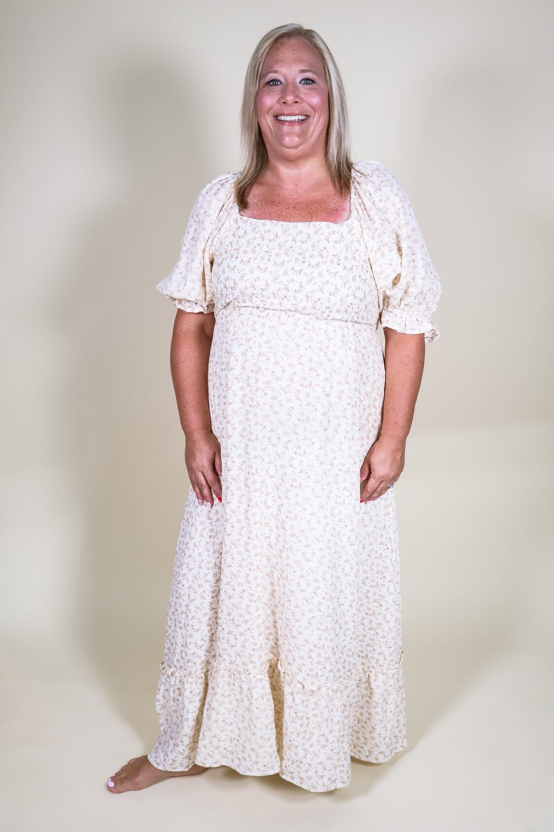 Flatter Me Dress - Nautral