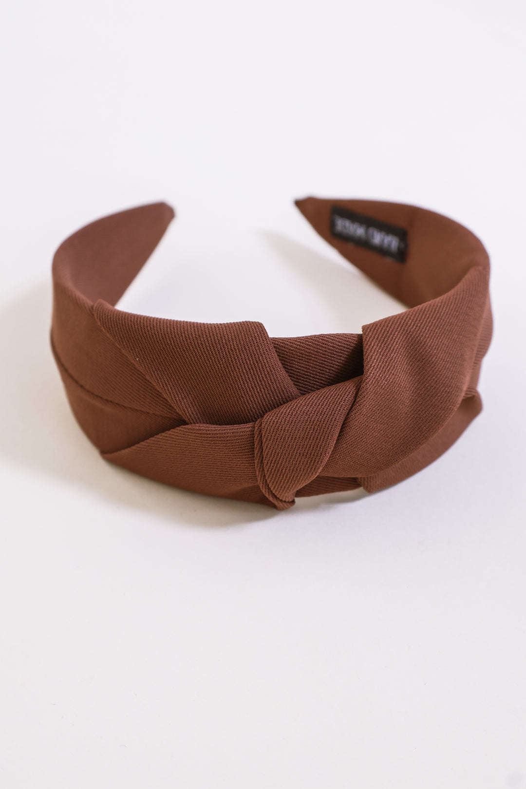 Twist Knotted Headband - Brown