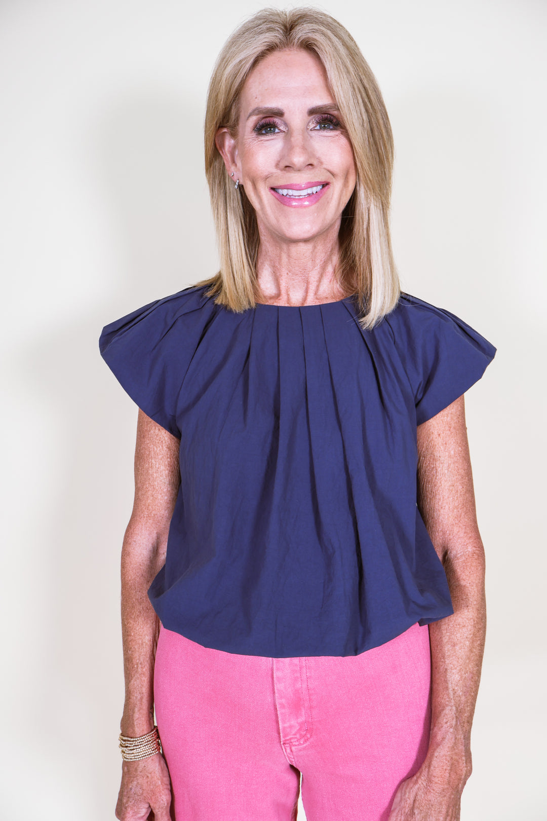Breathable Comfort Top - Navy