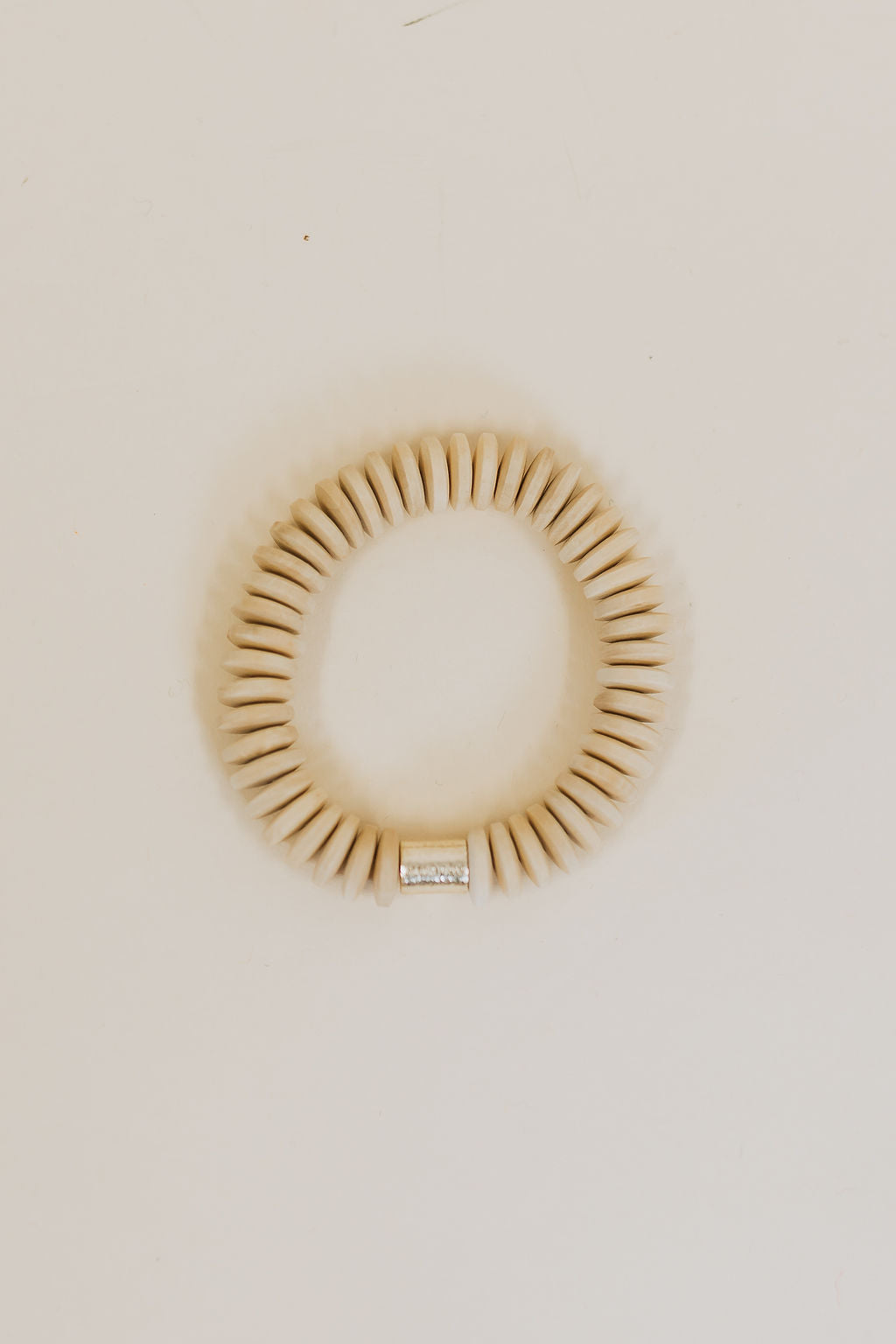 Wooden Bracelet - White
