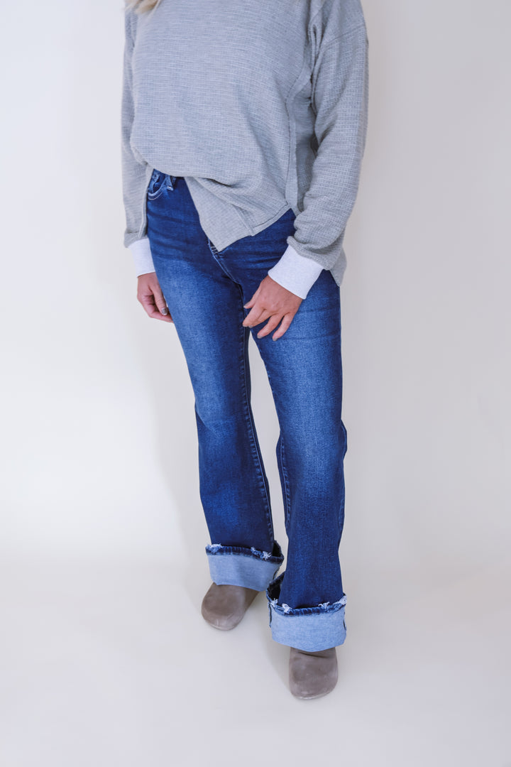 Kimberly Kick Flare High Rise Jeans