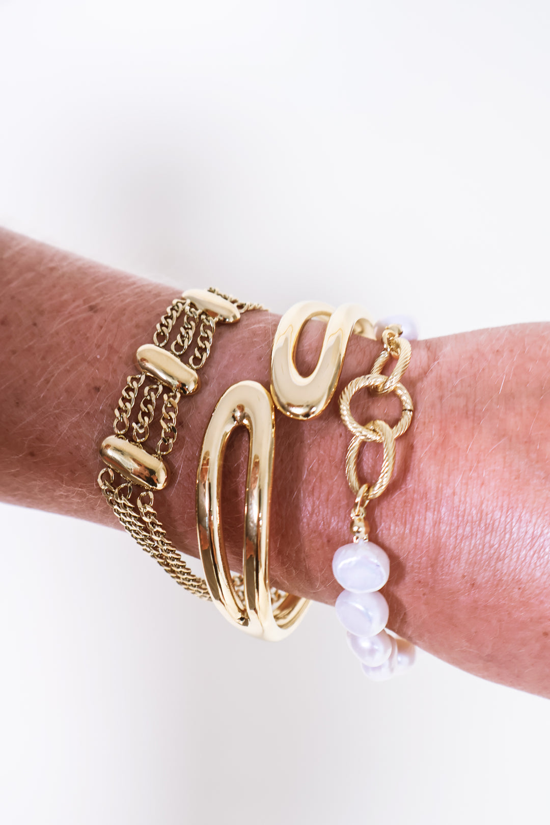 Perfect Trio Bracelet Set - Gold