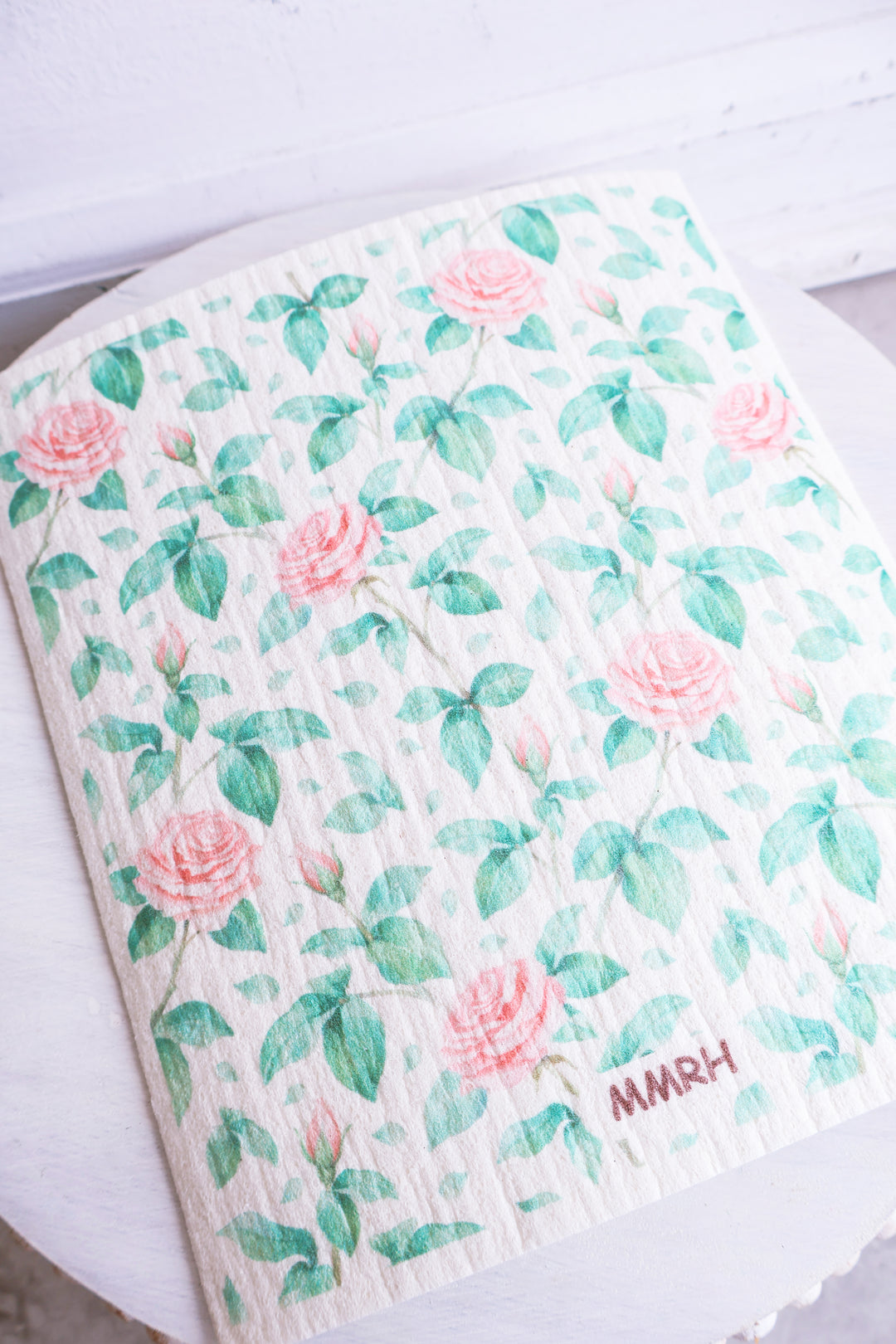 Swedish Dish Cloth - Roses