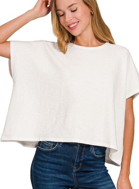 Bailey Box Tee - Off White