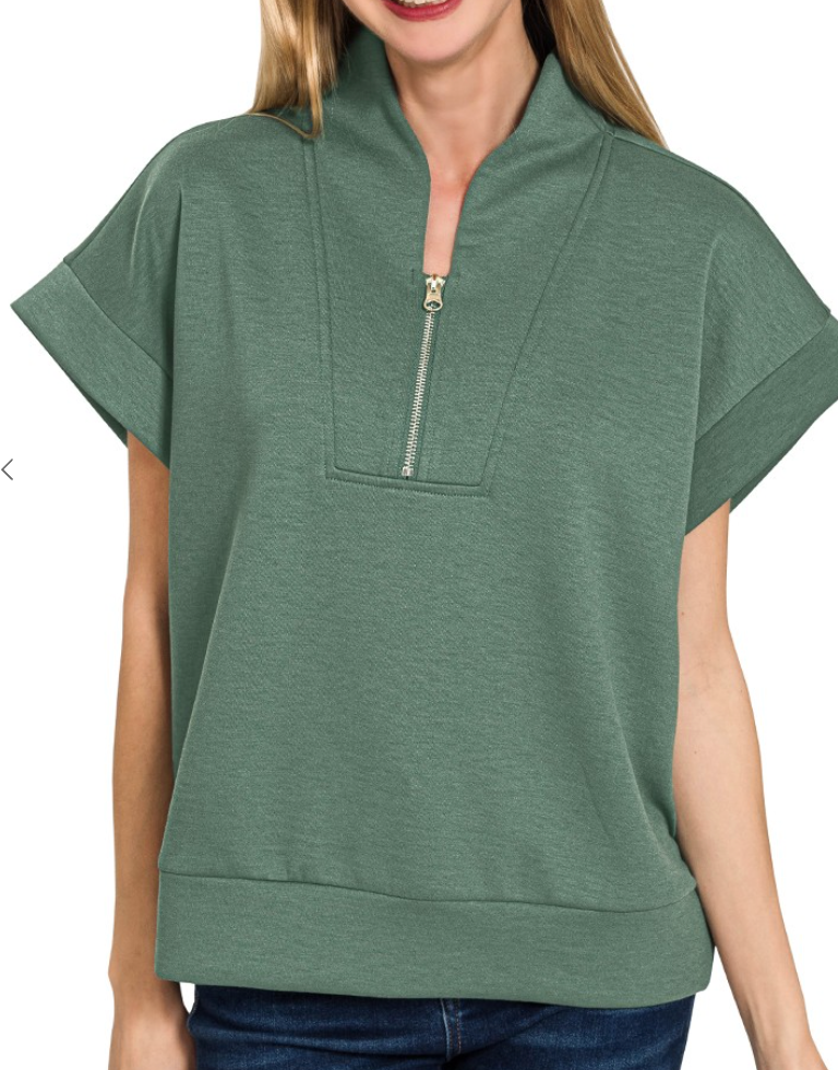 Sis Scuba Half Zip - Dk Forest