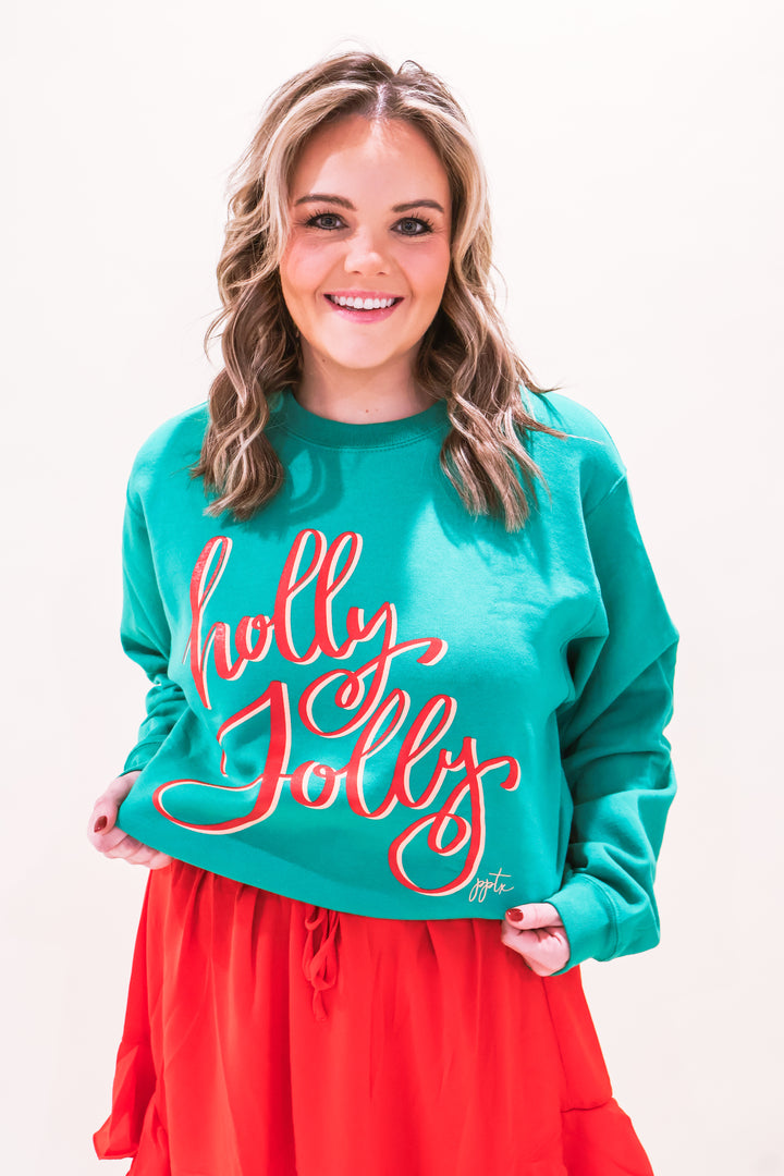 Holly Jolly Sweatshirt - Green