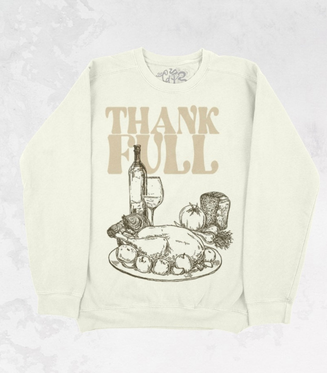 Vintage Thankfull Turkey Sweatshirt