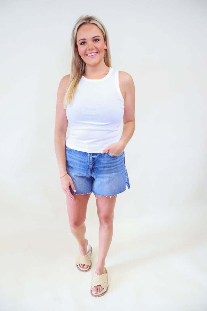 Evie Tank - White