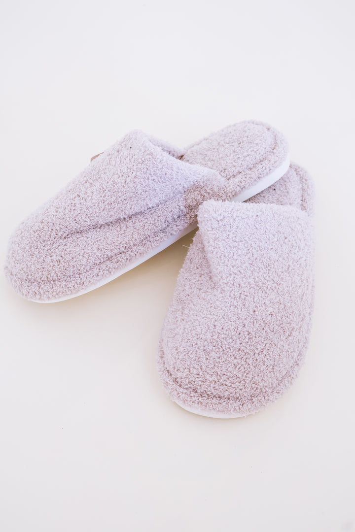 Solid Color Luxury Soft Slipper - Beige
