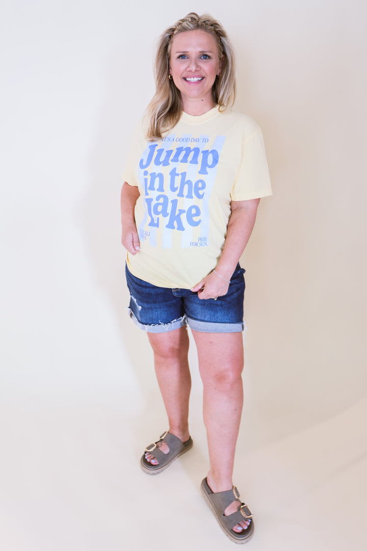 Jump in Lake Tee - Butter