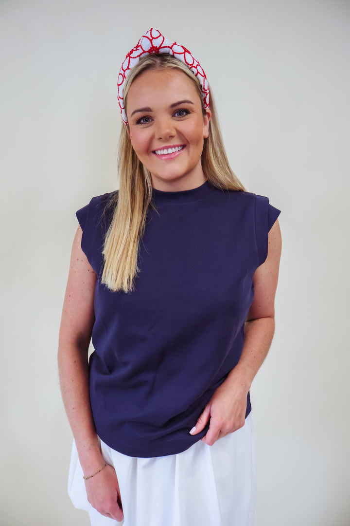 Raving For Top - Navy