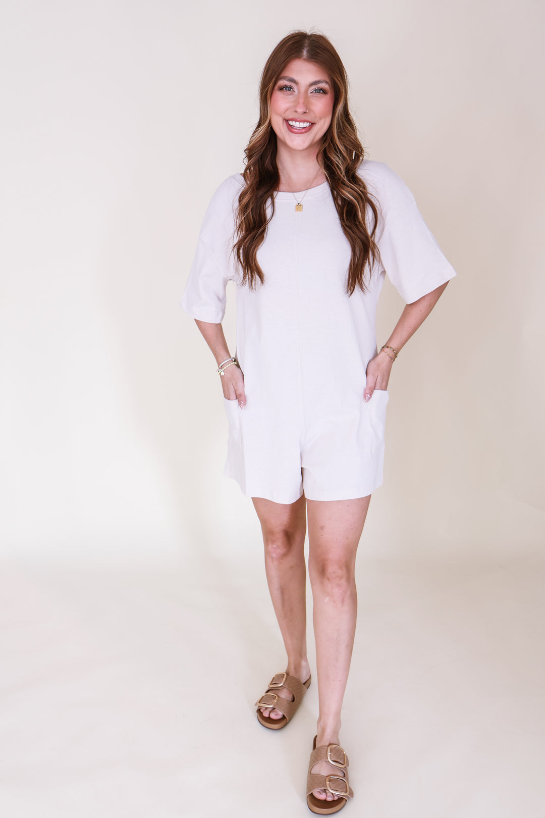 2-Way V or Scoop Neck Romper