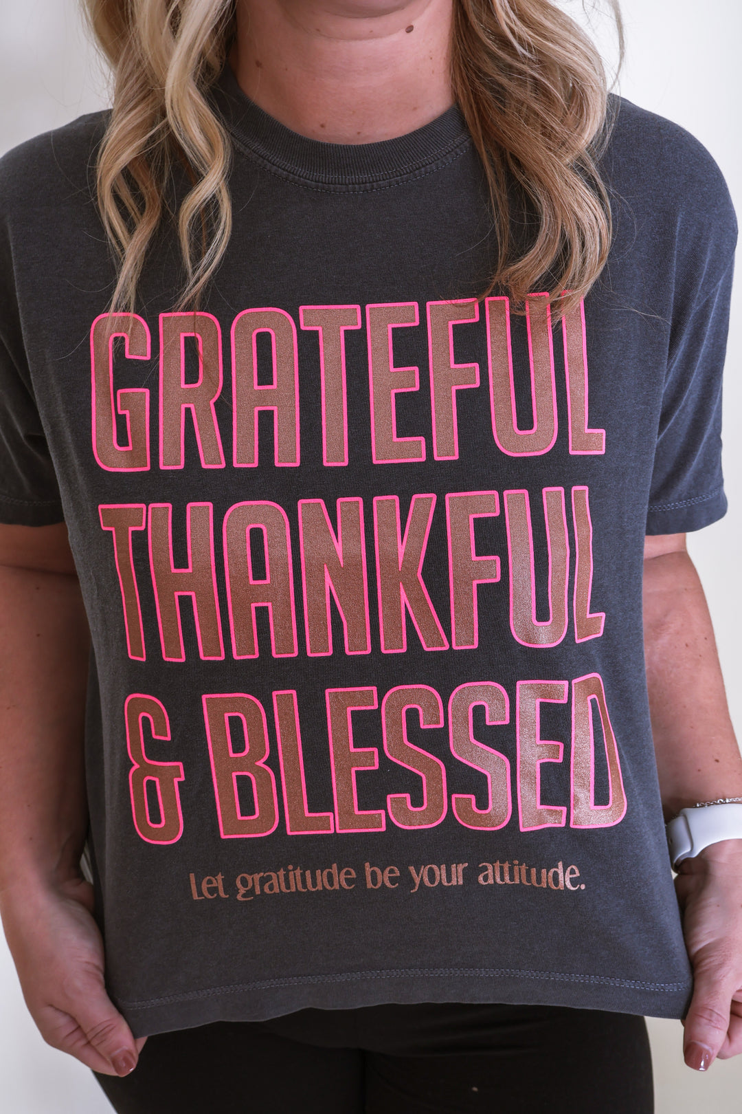Grateful, Thankful, Blessed Tee