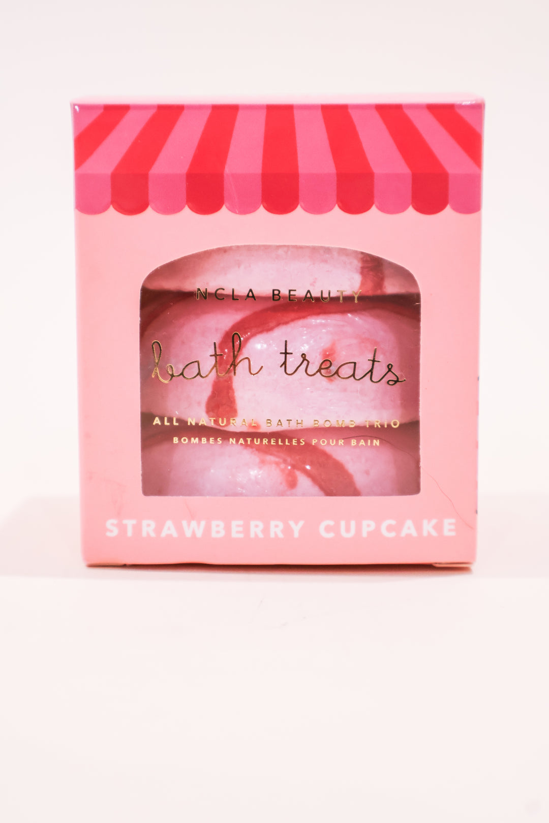 Strawberry Cupcake Bath Treats (3 Pc Bath Bomb Set)