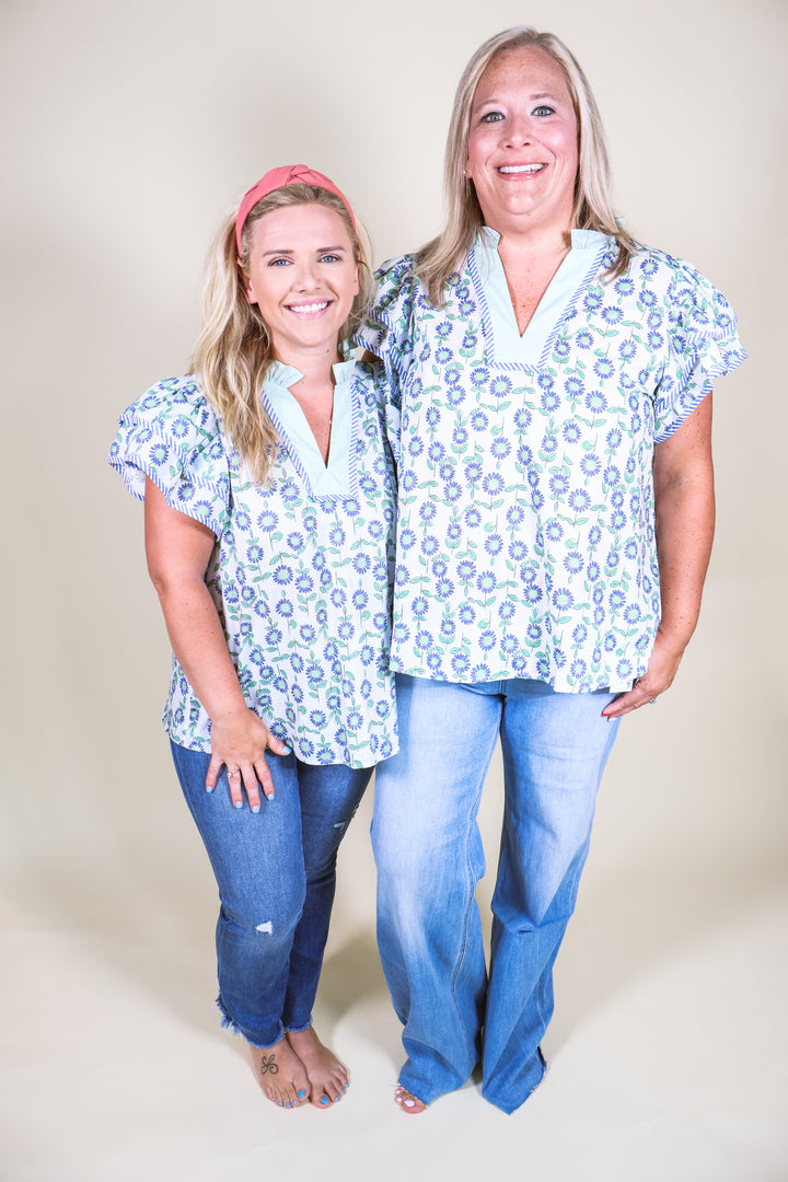 Sweet Summer Days Top - Mint