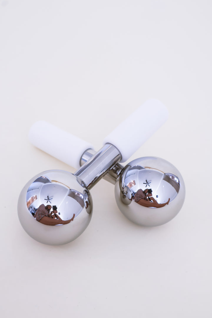 Stainless Steel Ice Globes - Silver