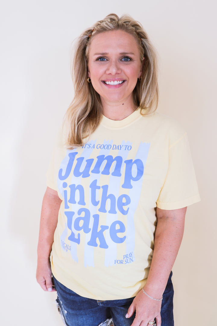 Jump in Lake Tee - Butter
