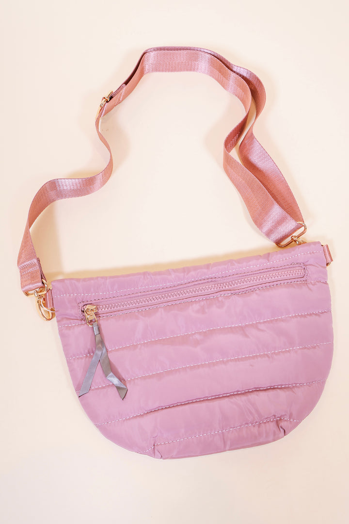 Jolie Puffer Belt Bag - Pink