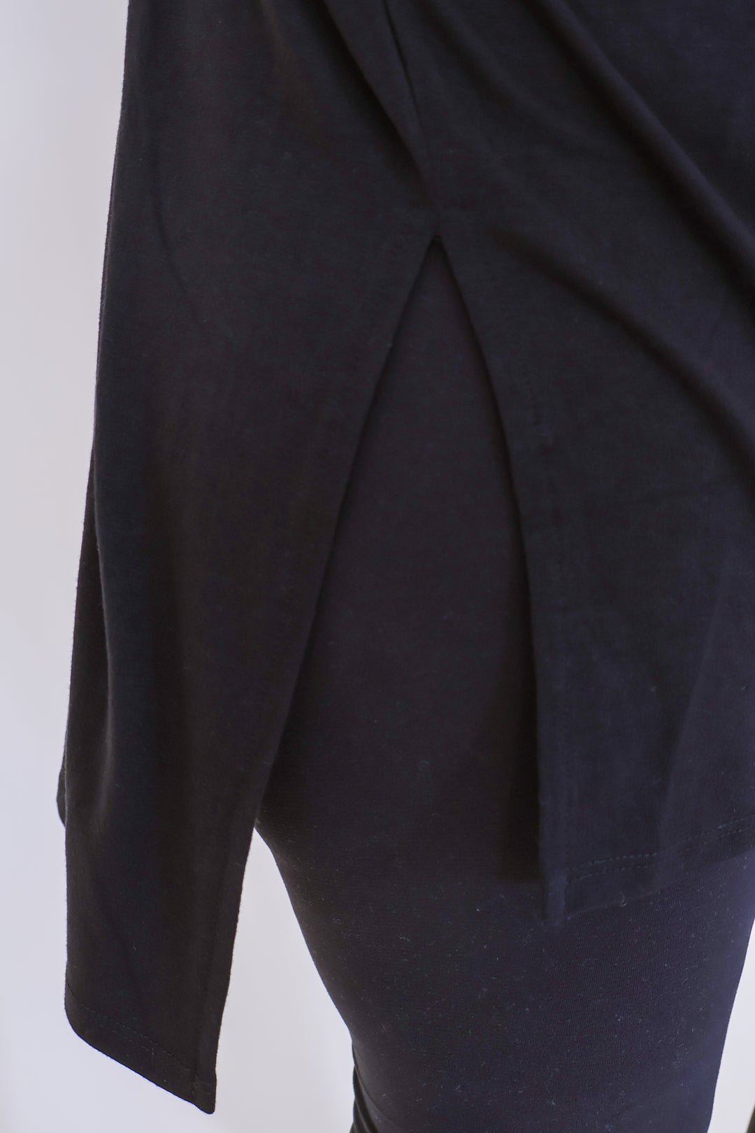 Baille Basic Oversized Tee - Black