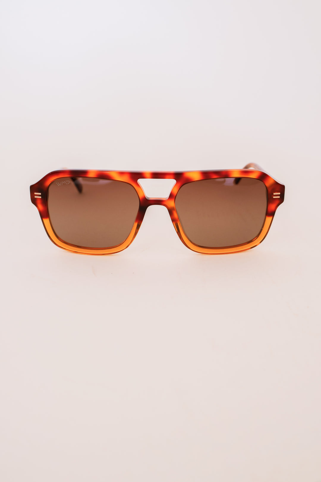 Sydney - Women's Bold Retro Aviator Sunglasses - Tortoise/Beige