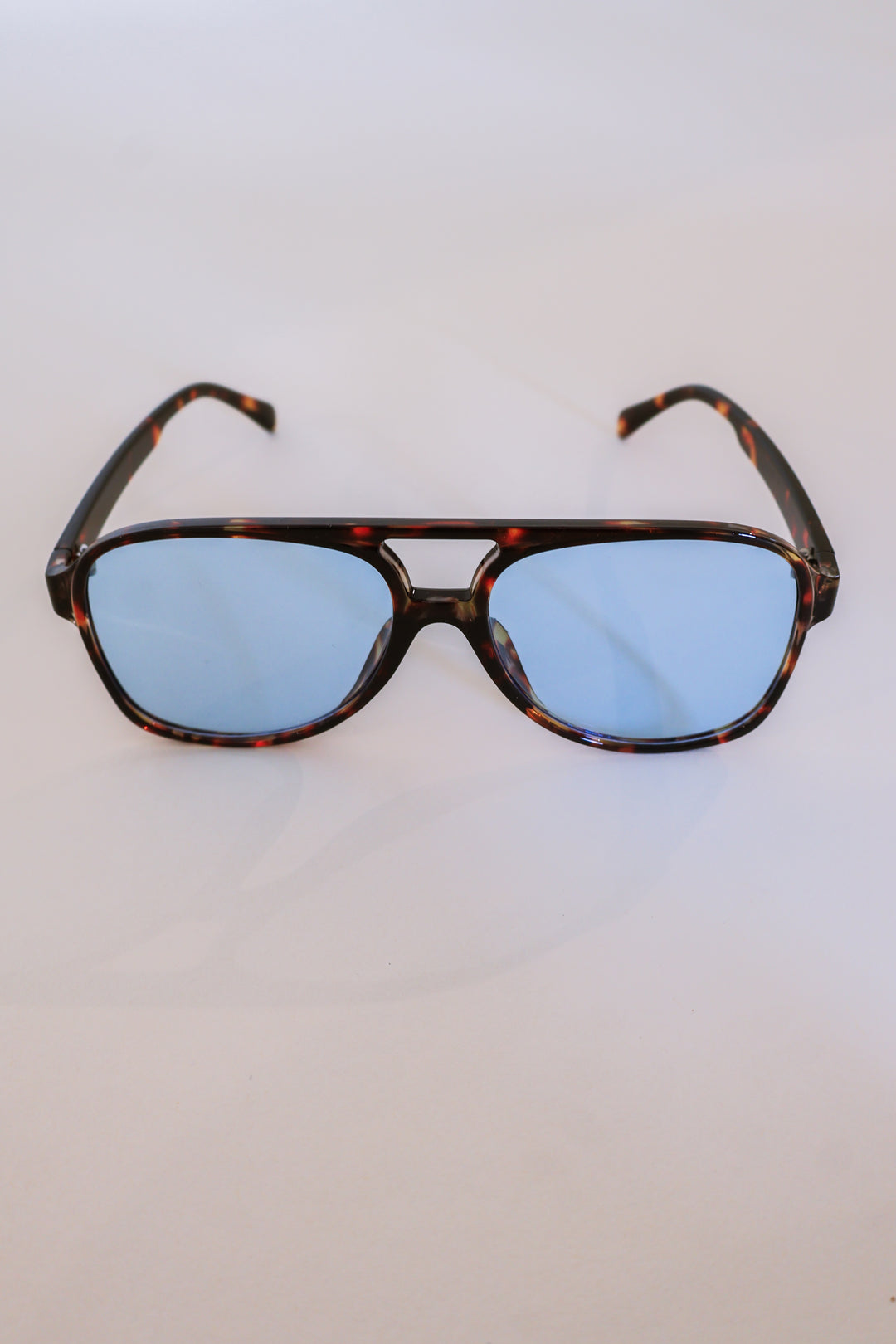 Aviation Acetate Sunglasses - Tortoise/Blue