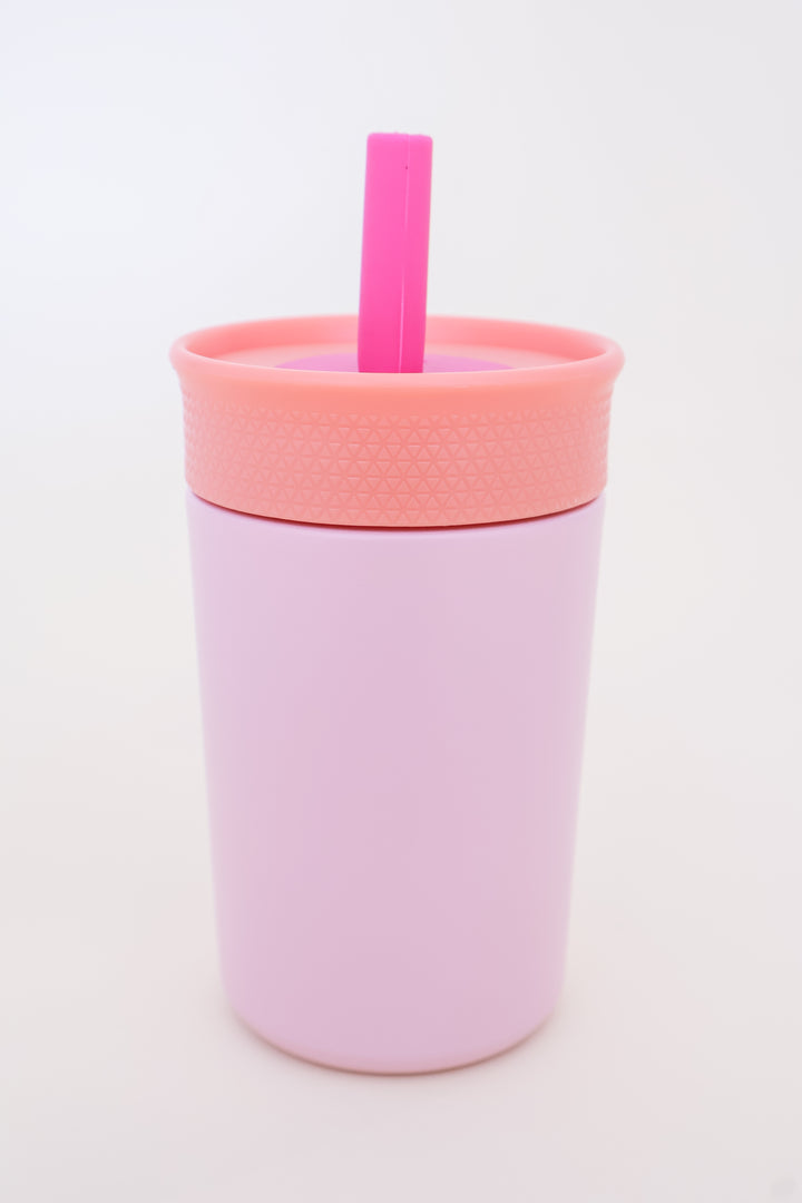 Kids Stainless Steel Water Bottle 12oz - Pink/Coral