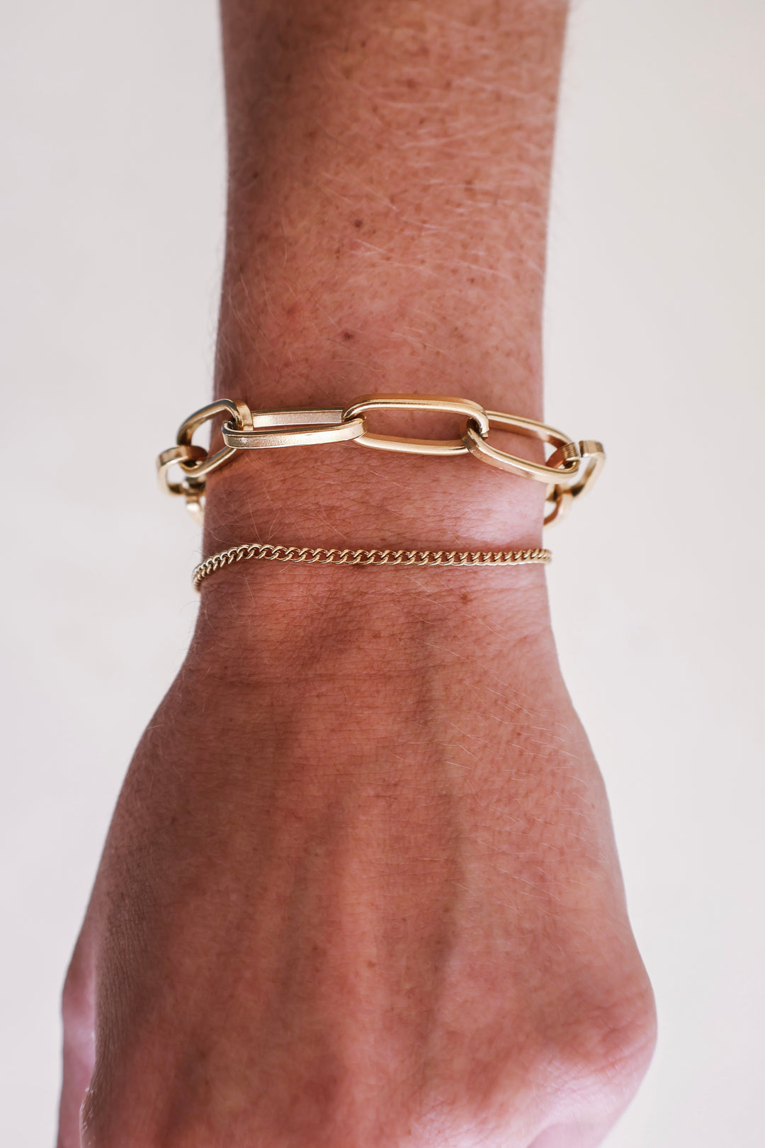Sawyer Chain Layered Bracelet - Gold
