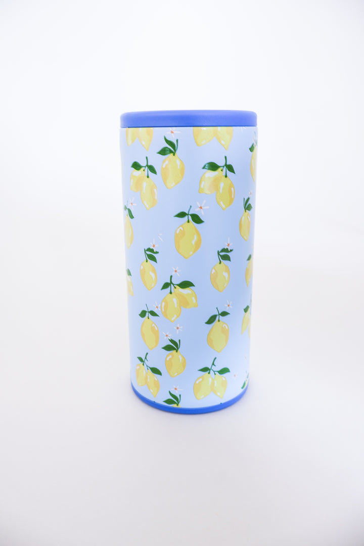 Slim Can Cooler - Zesty Lemons