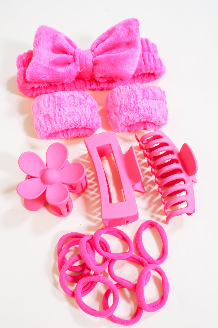 Spa Day Bundle - Hot Pink