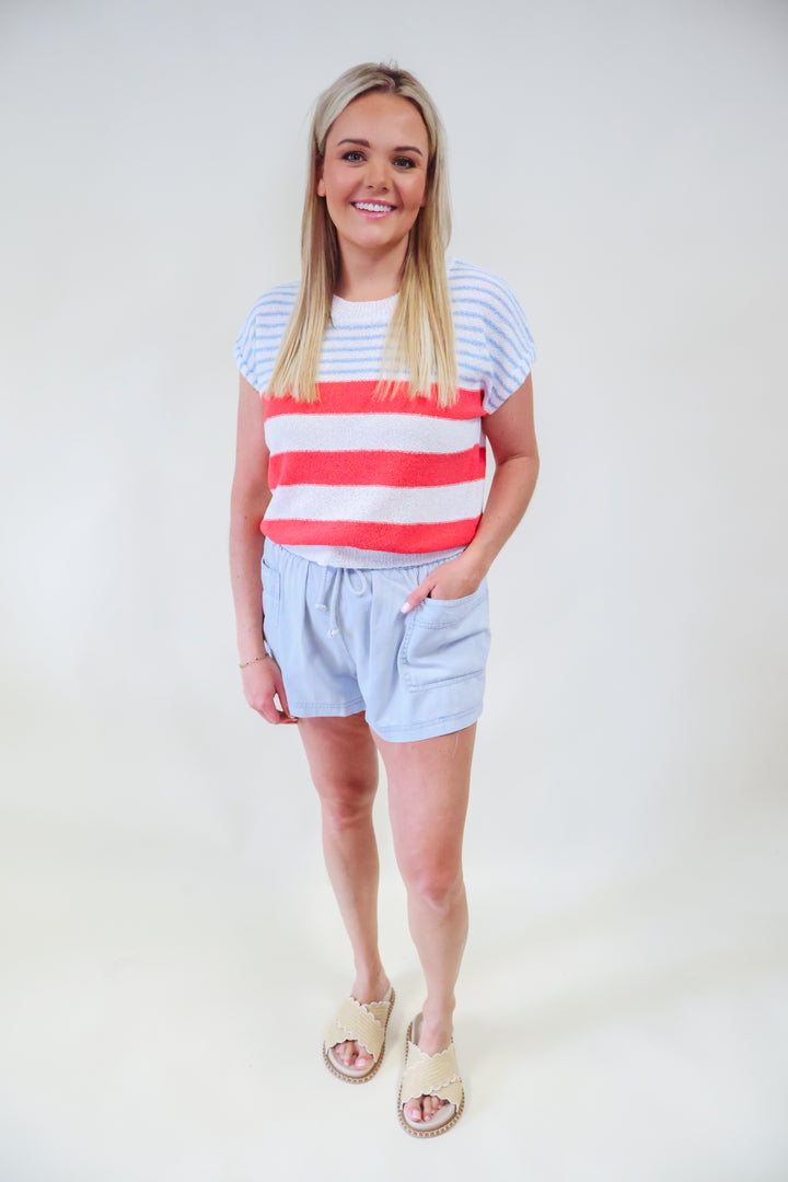 Carrie Ann Striped Top