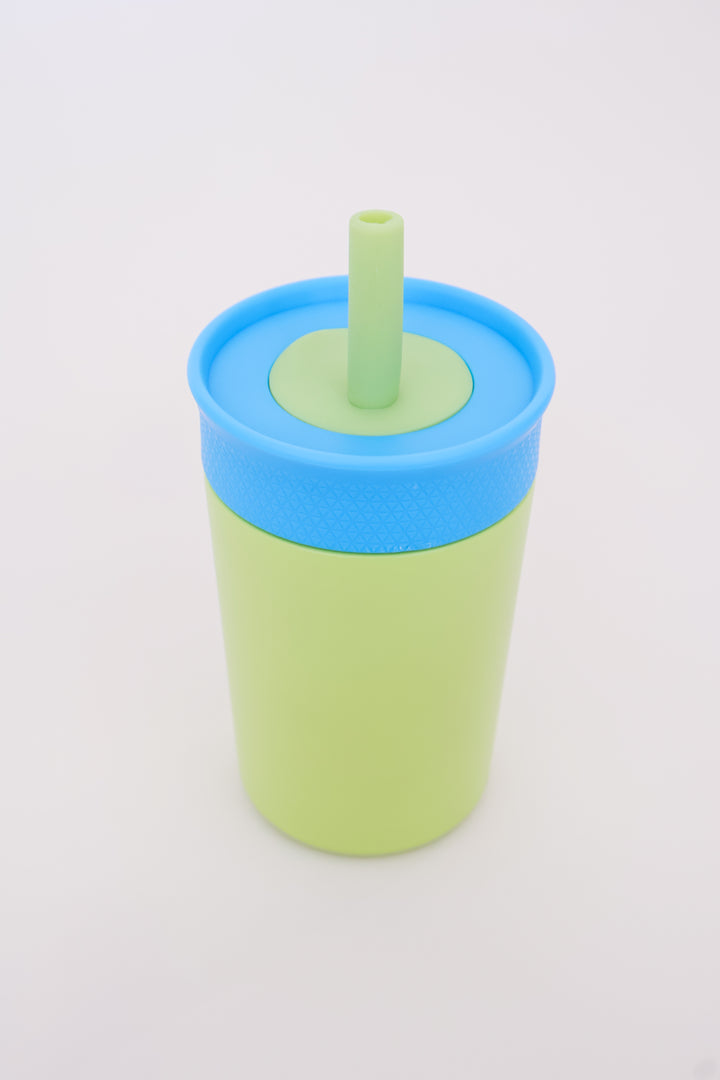 Kids Stainless Steel Water Bottle 12oz - Turquoise/Lime
