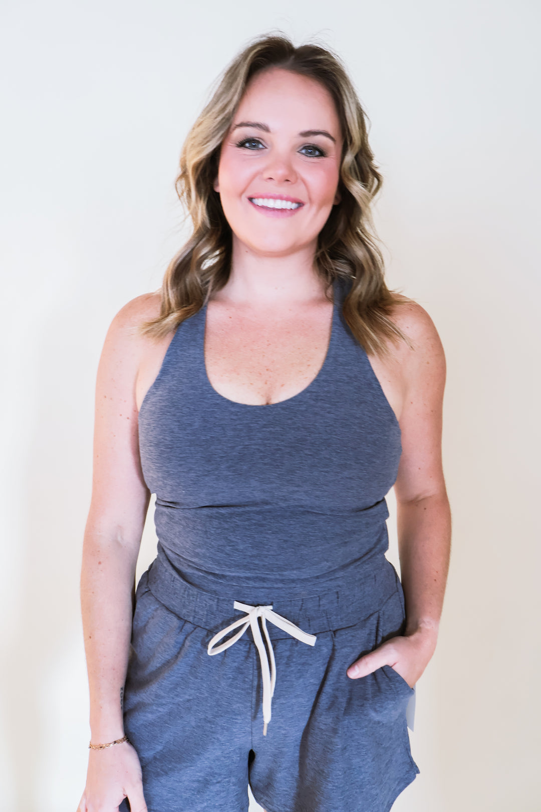 Courtside Active Tank – Graphite