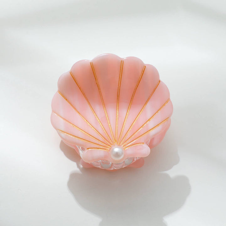 Pearl | Seashell with Pearl Claw Clip