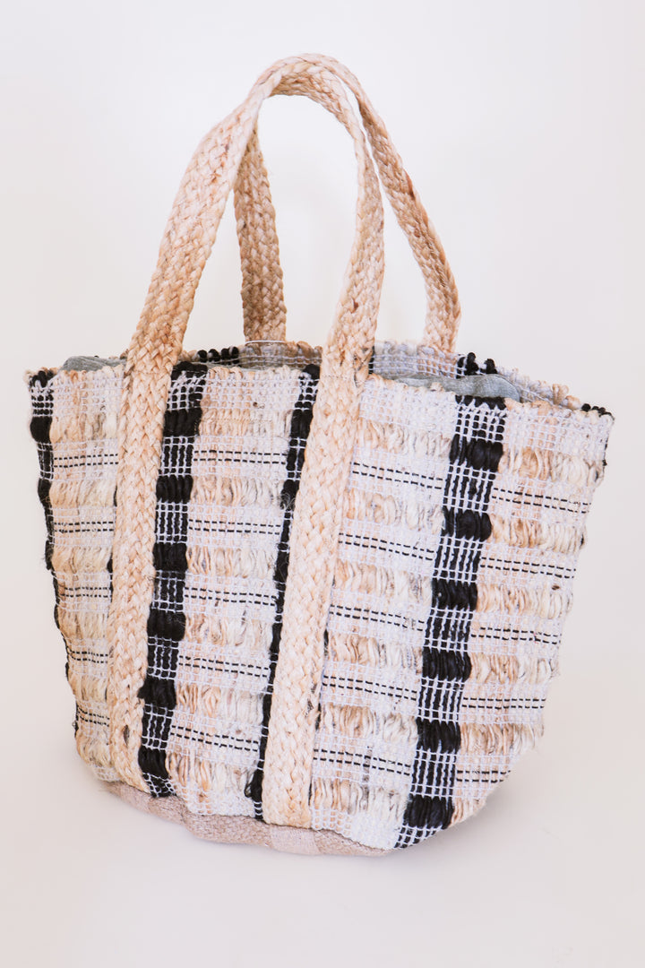 Handwoven Earthy Bohemian Tote Bag