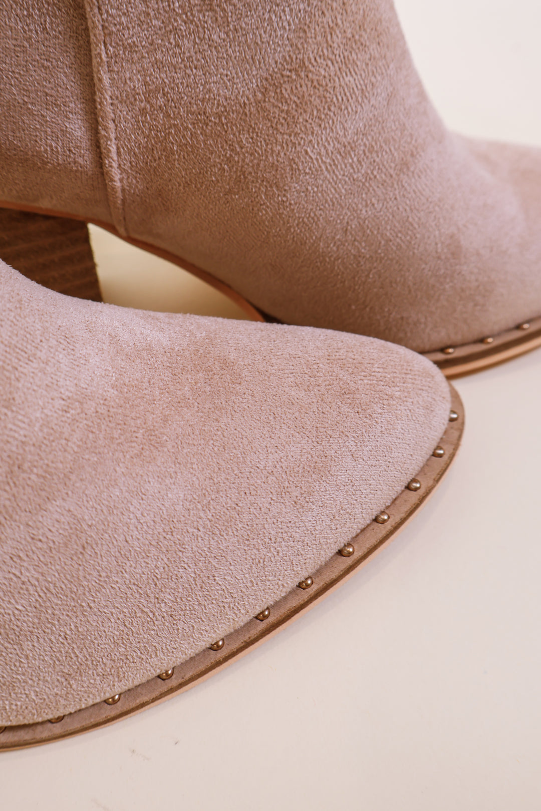 Harvest Moon Suede Booties - Taupe