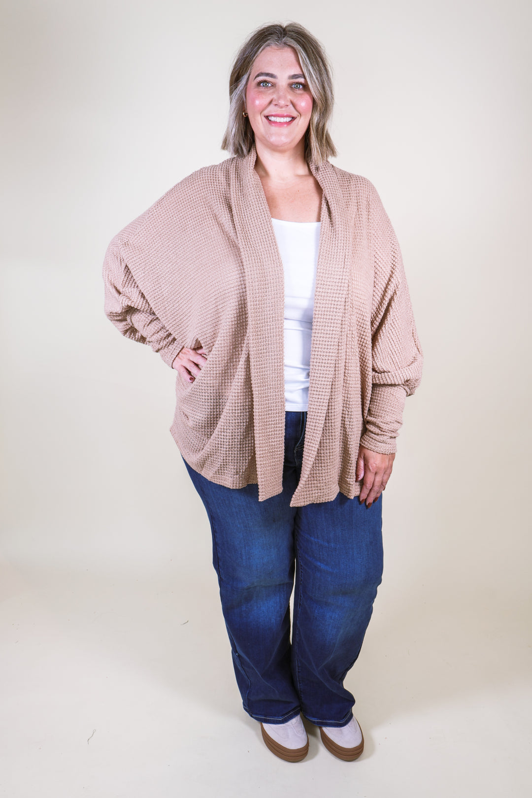 Sunset Stroll Knit Cardigan - Mocha
