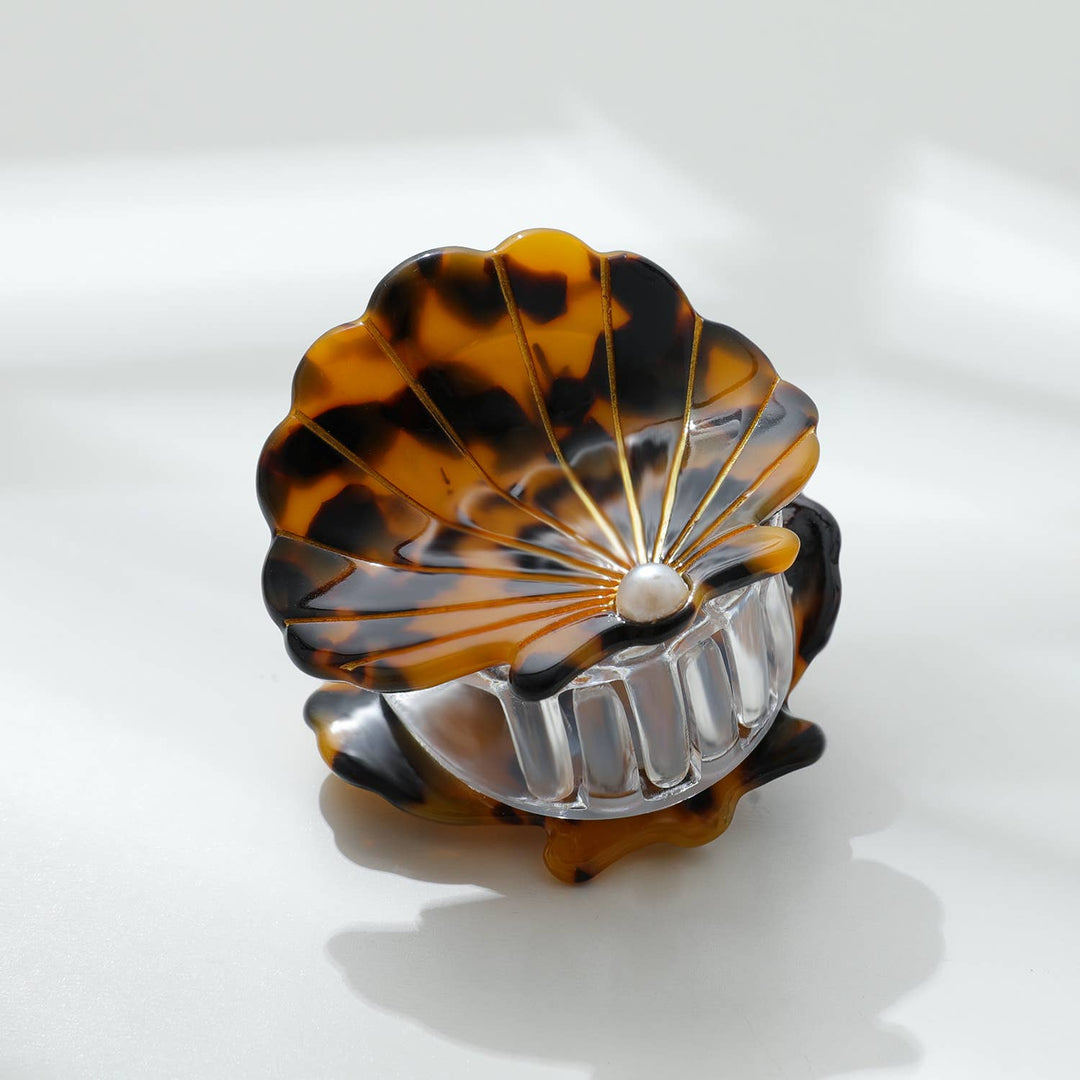 Pearl | Seashell with Pearl Claw Clip