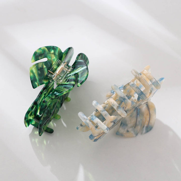 Monstera Leaf Claw Clip