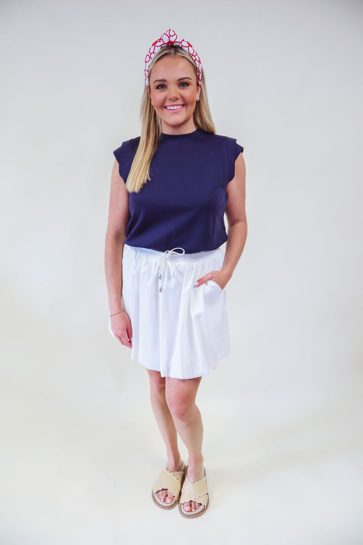 Raving For Top - Navy