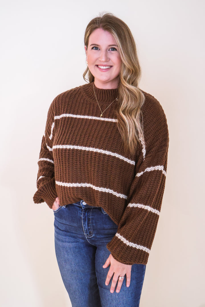 Cool Weather Essential Sweater - Brown