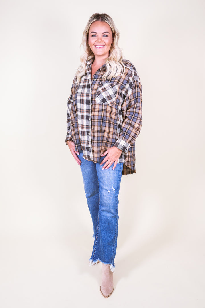 Noelle Patchwork Flannel - Oat