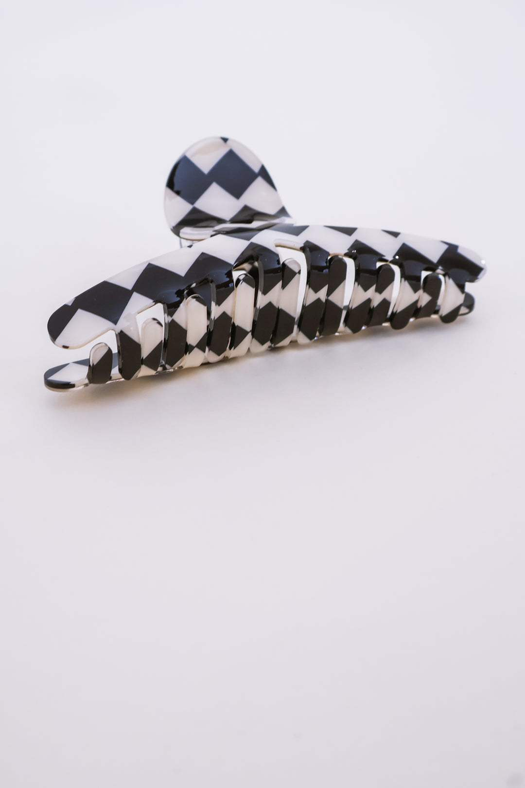 Quick Up Do Hair Claw - Black Checker