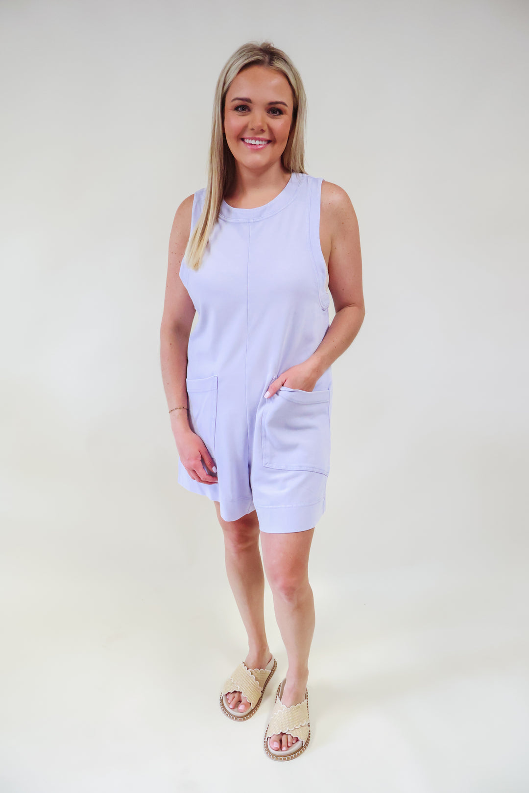 Modern Day Romper - Lt Lavender