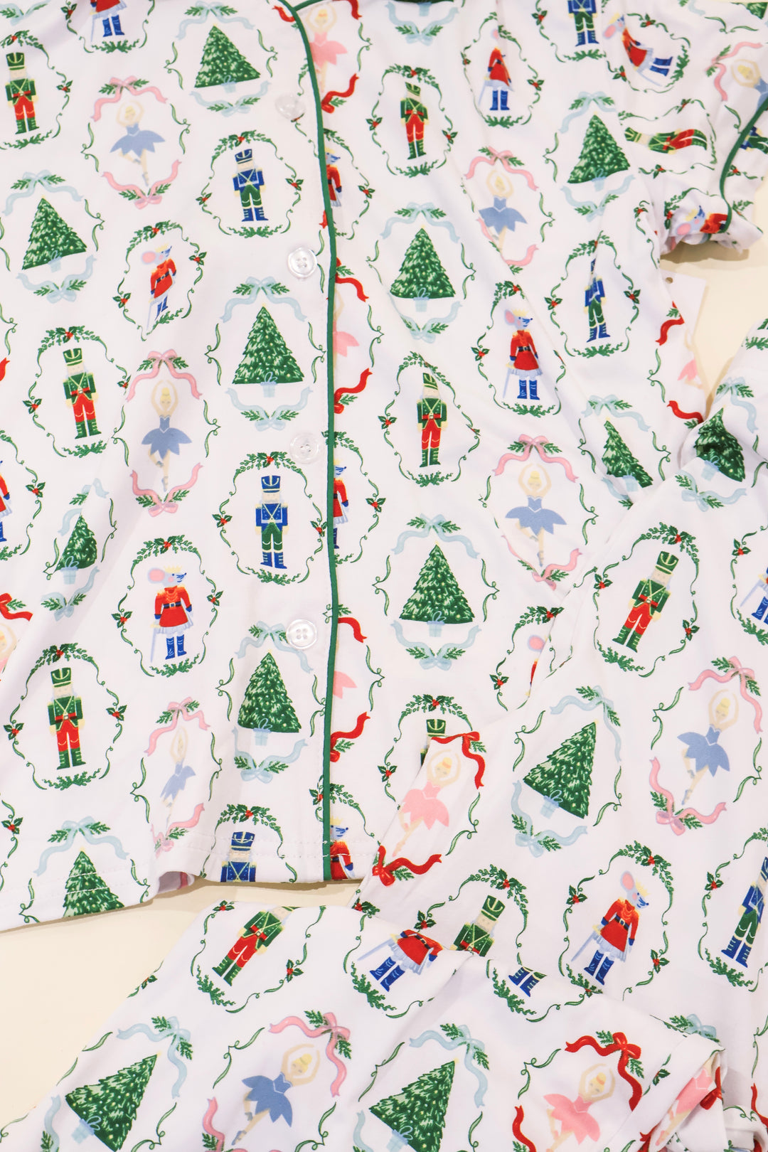 Girl's Nutcracker Waltz Long Sleeve Pajama Set