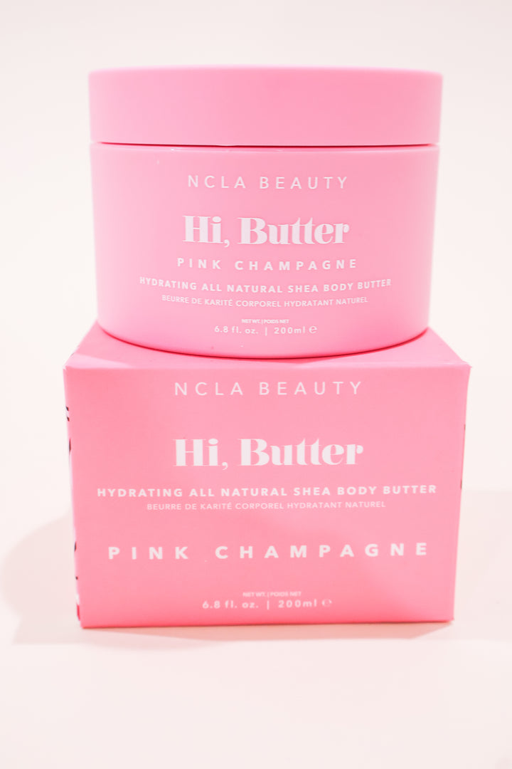 Hi, Butter All Natural Shea Body Butter - Pink Champagne
