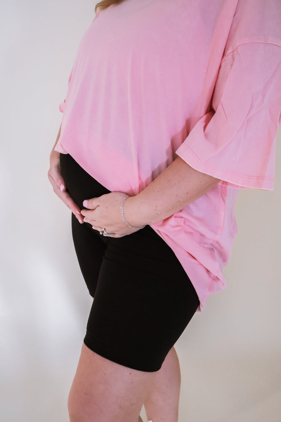 Premium Cotton Biker Shorts - Black