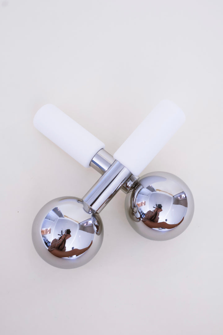 Stainless Steel Ice Globes - Silver